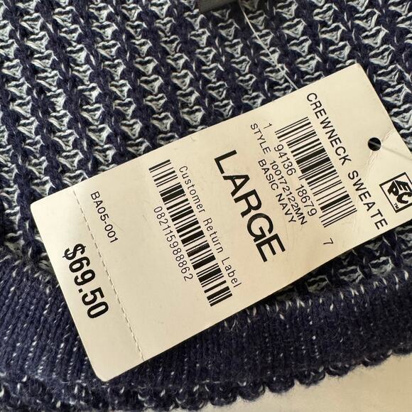 INC International Concepts Men's Crewneck Sweater Size L NWT - Picture 3 of 9